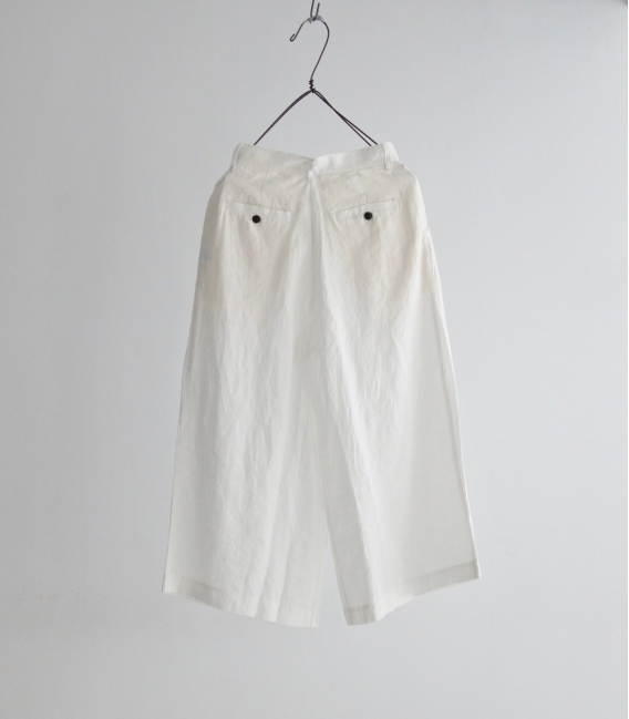 s t y l e + confort  麻料寬褲