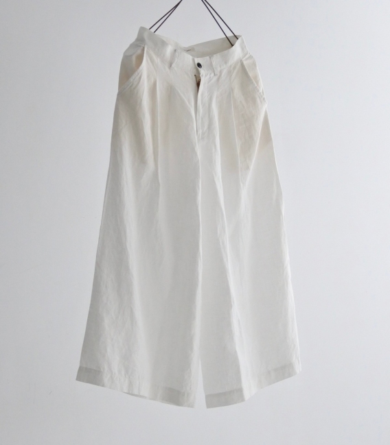 s t y l e + confort  麻料寬褲