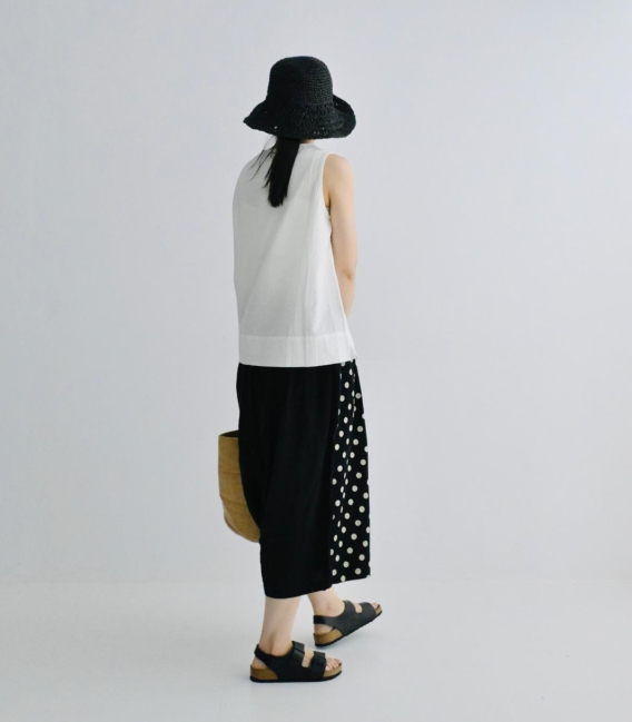 Hands of creation 點點棉麻低襠飛鼠褲