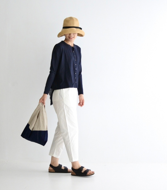 prit  麻料拼接背心式小布包