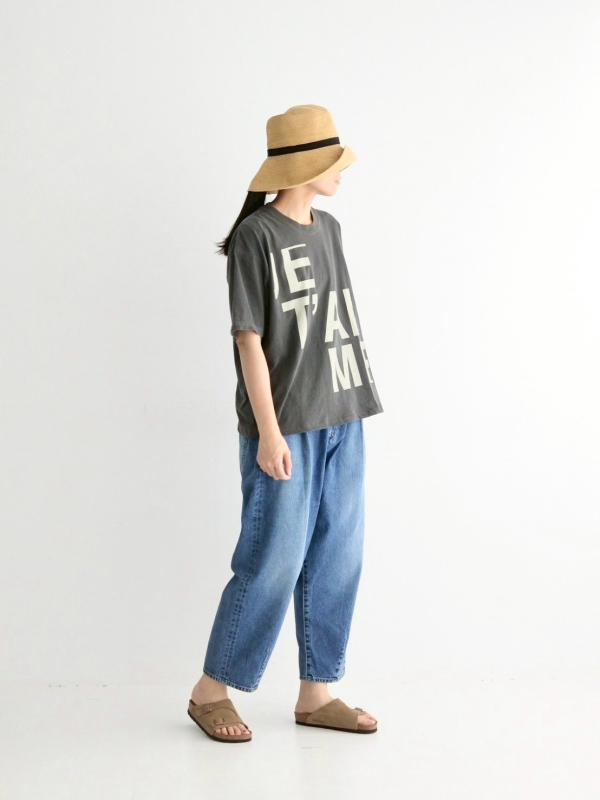 ichi JET大字母短袖上衣