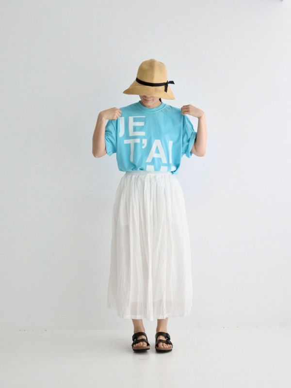 ichi JET大字母短袖上衣