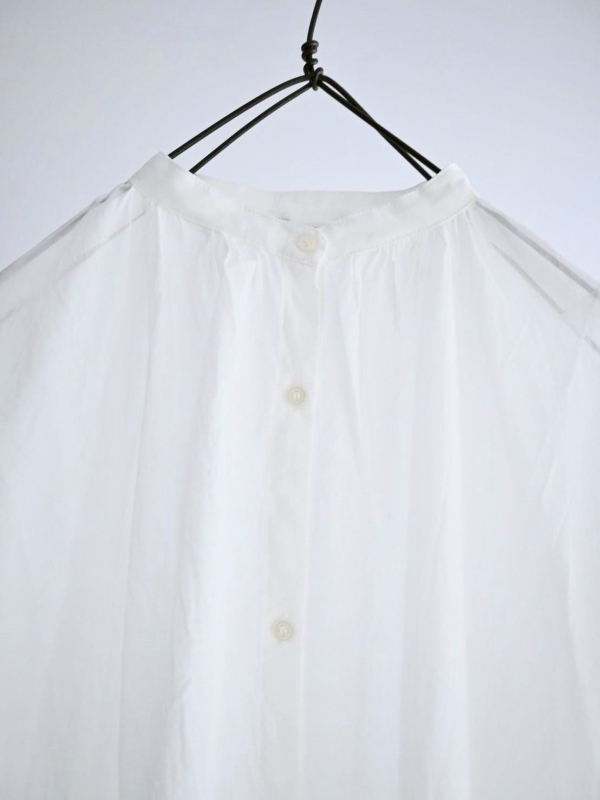 ichi棉紗立領排釦洋裝