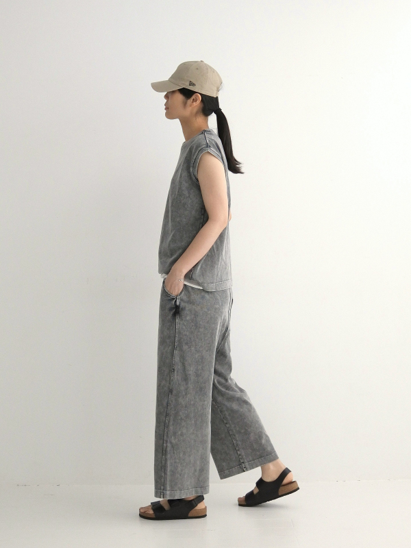 ichi 鬆緊帶抽繩運動褲