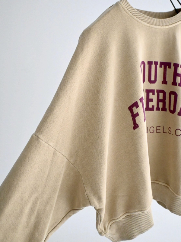 ichi 英文字母短版大落肩上衣