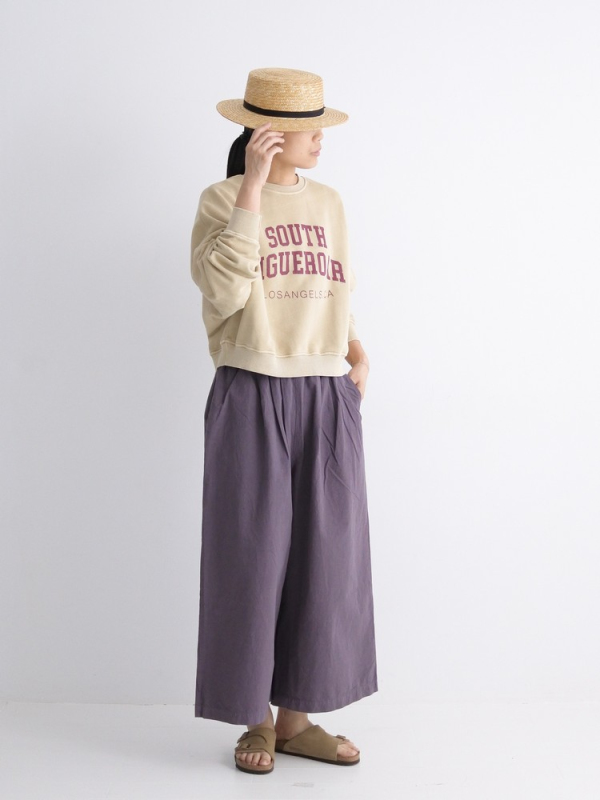 ichi 英文字母短版大落肩上衣