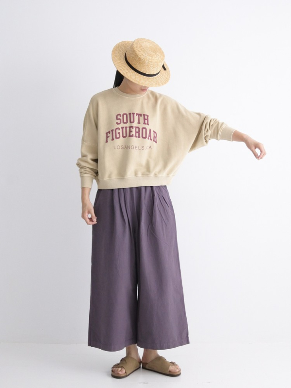 ichi 英文字母短版大落肩上衣