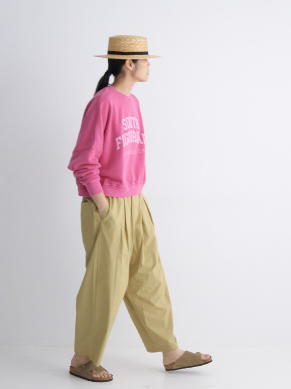 ichi 英文字母短版大落肩上衣