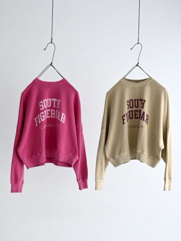 ichi 英文字母短版大落肩上衣