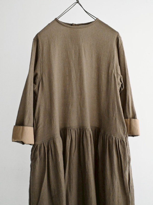 ichi  格紋毛料洋裝