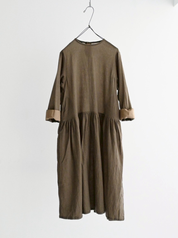 ichi  格紋毛料洋裝