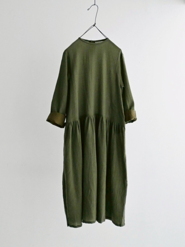 ichi  格紋毛料洋裝