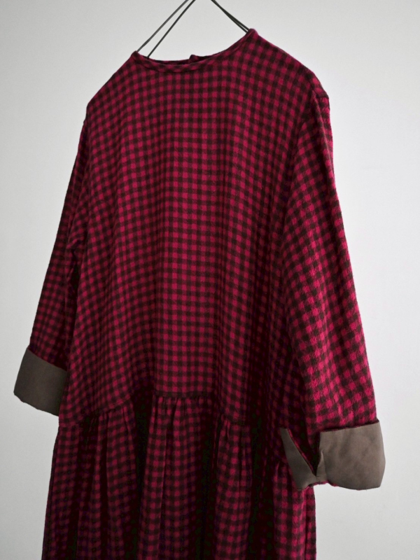 ichi  格紋毛料洋裝