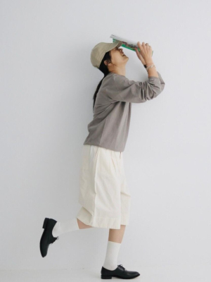 挺綿六分短褲