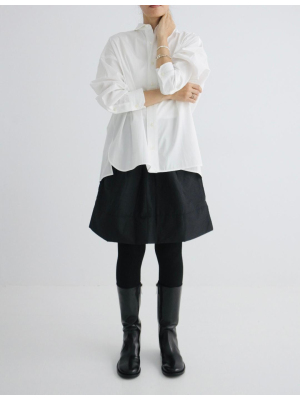 兩旁開岔襯衫上衣