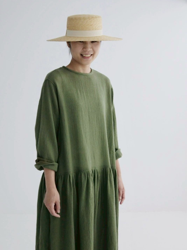 ichi  格紋毛料洋裝